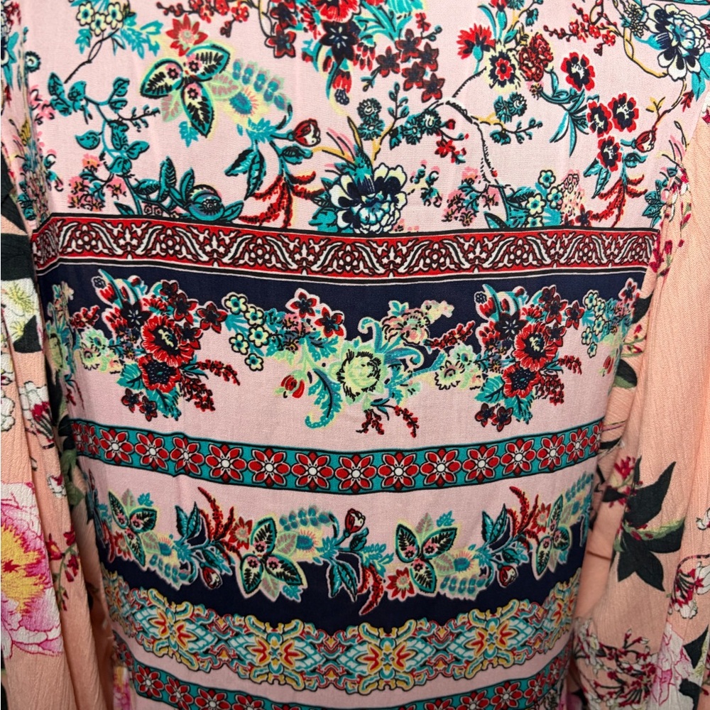 Umgee Floral Blush Mini Dress - Picture 10 of 10